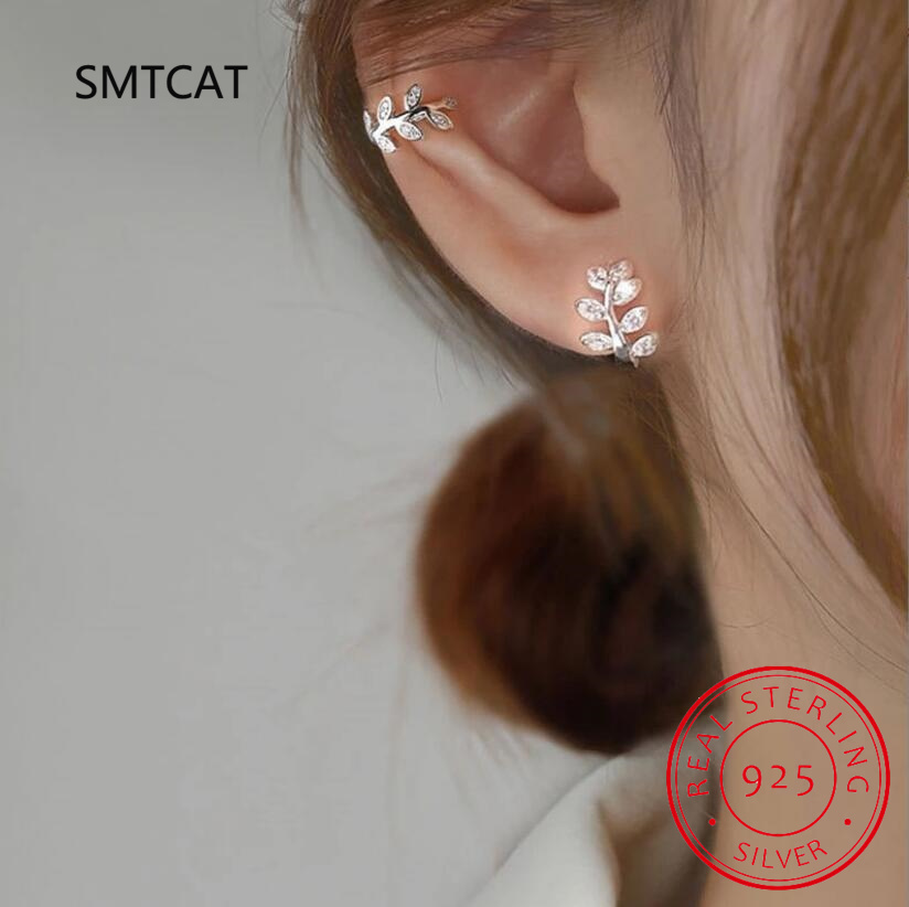 Ear Cuff No Piercing - 925 sterling zilveren oor manchet voor