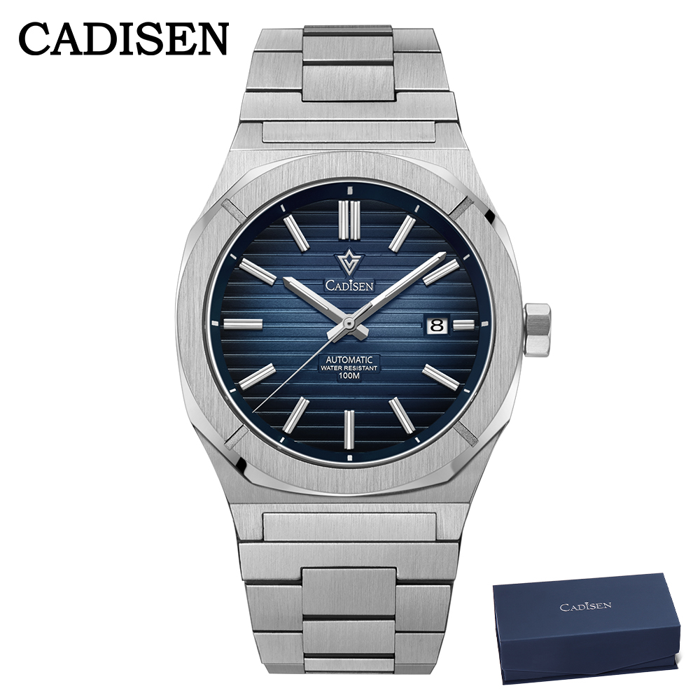 Automatic Watch Winder - CADISEN 2026 Duikhorloge Saffier MIYOTA 8215