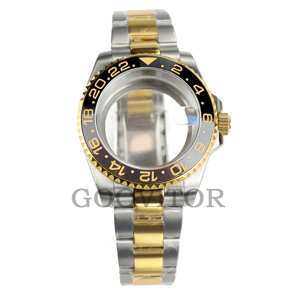 Jared Jewelry Watches - Goud Zilver Horlogekast NH35 Saffierglas 40mm