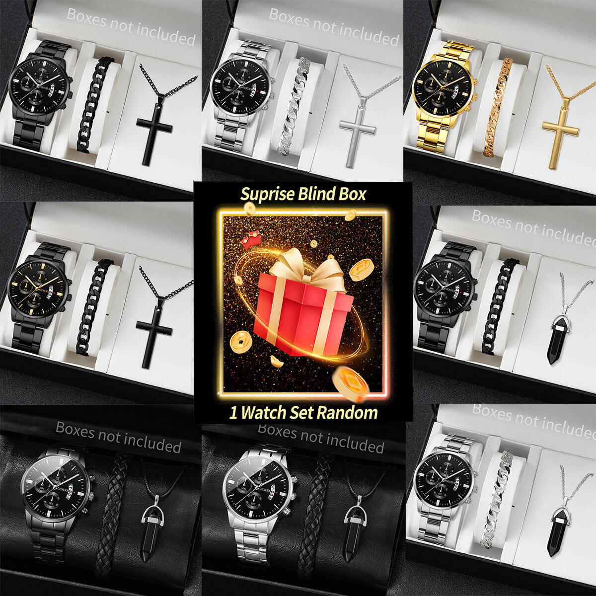 Jewellery Watches - Verrassing Mystery Horloge Blind Box-3 stks/set