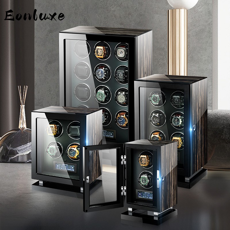 Automatic Watch Winder - Eonluxe Mechanische Automatische Horlogeopwinder Luxe Houten