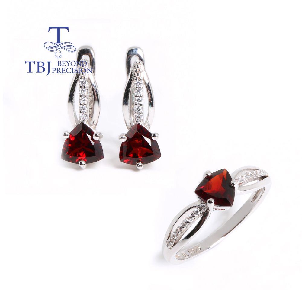 Birthstone Ring Set - 2026, geweldige 925 zilveren oorbellen sieradenset