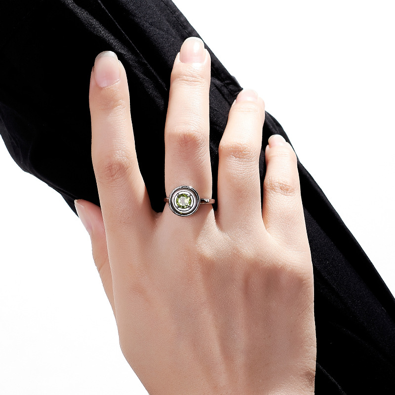 GEEZENCA 925 Sterling Zilver P - Birthstone Ring Set recensie en prijs