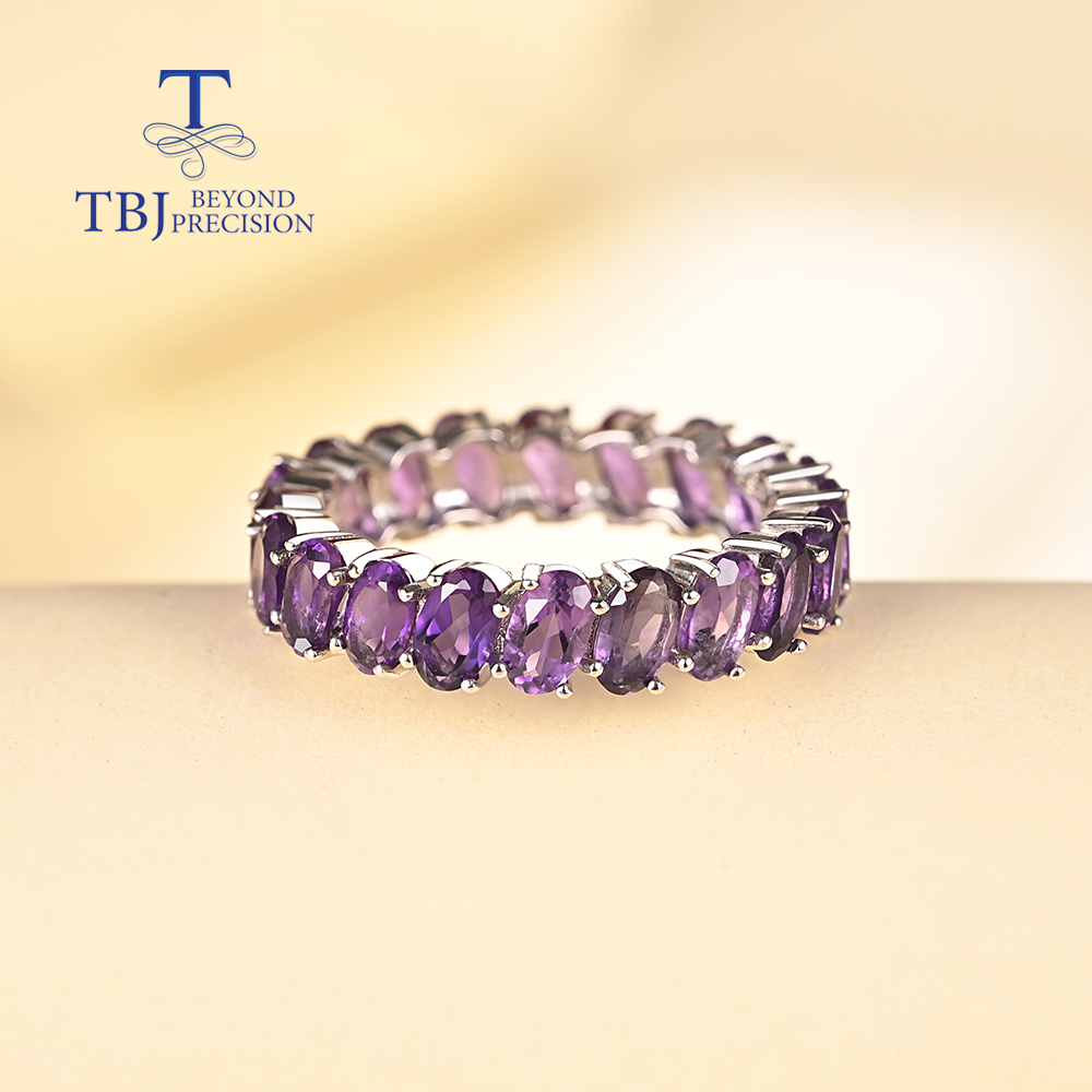 Natuurlijke amethist edelsteen - Birthstone Ring Set recensie en prijs