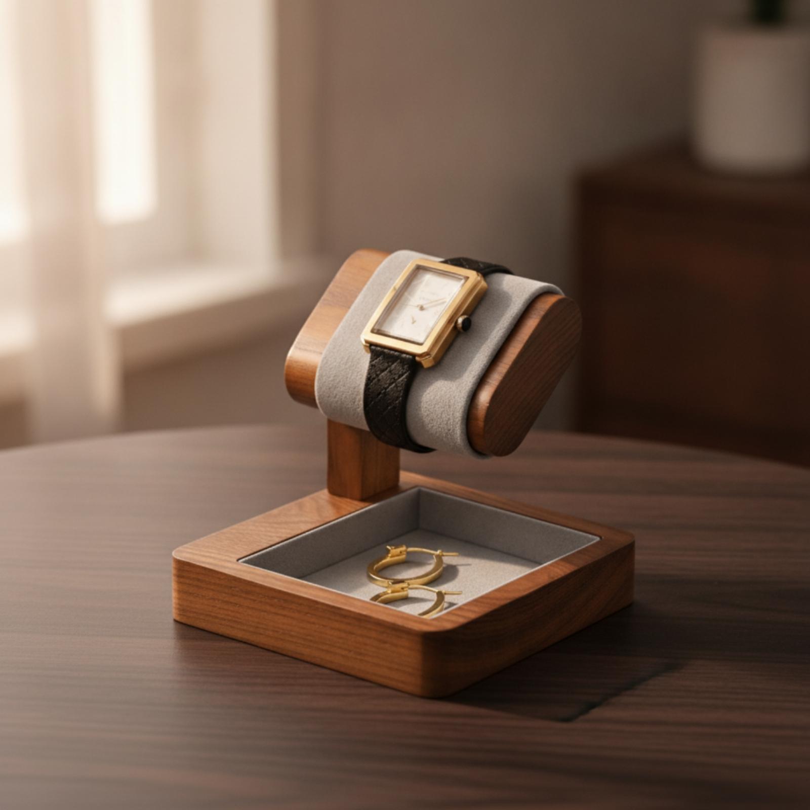 Houten horlogehouder organizer - Jewelry Or Watches recensie en prijs