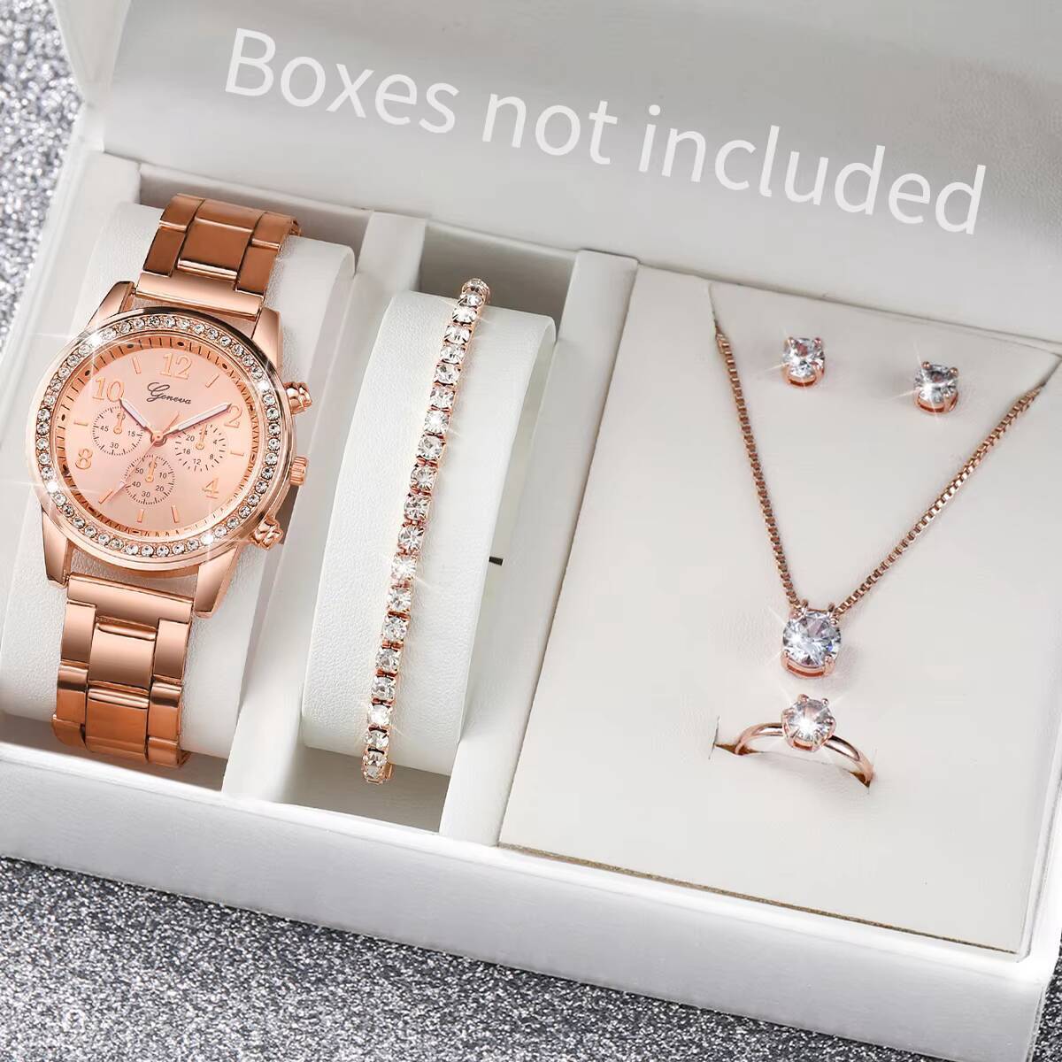 6 stks/set mode strass damesho - Jewelry Watches Women recensie en prijs