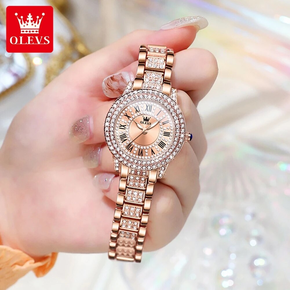 Olevs 9943 Luxe Volledig Diama - Jewelry Watches Women recensie en prijs