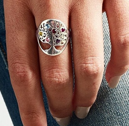 Amxiu Gepersonaliseerde Boom R - Birthstone Ring Set recensie en prijs