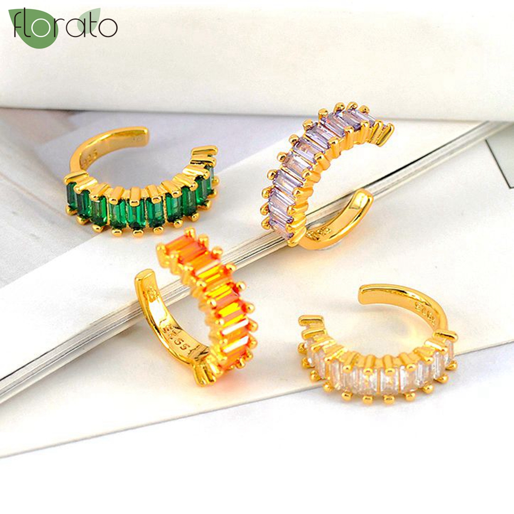 1 paar 18k verguld zirkoon oor - Ear Cuff No Piercing recensie en prijs
