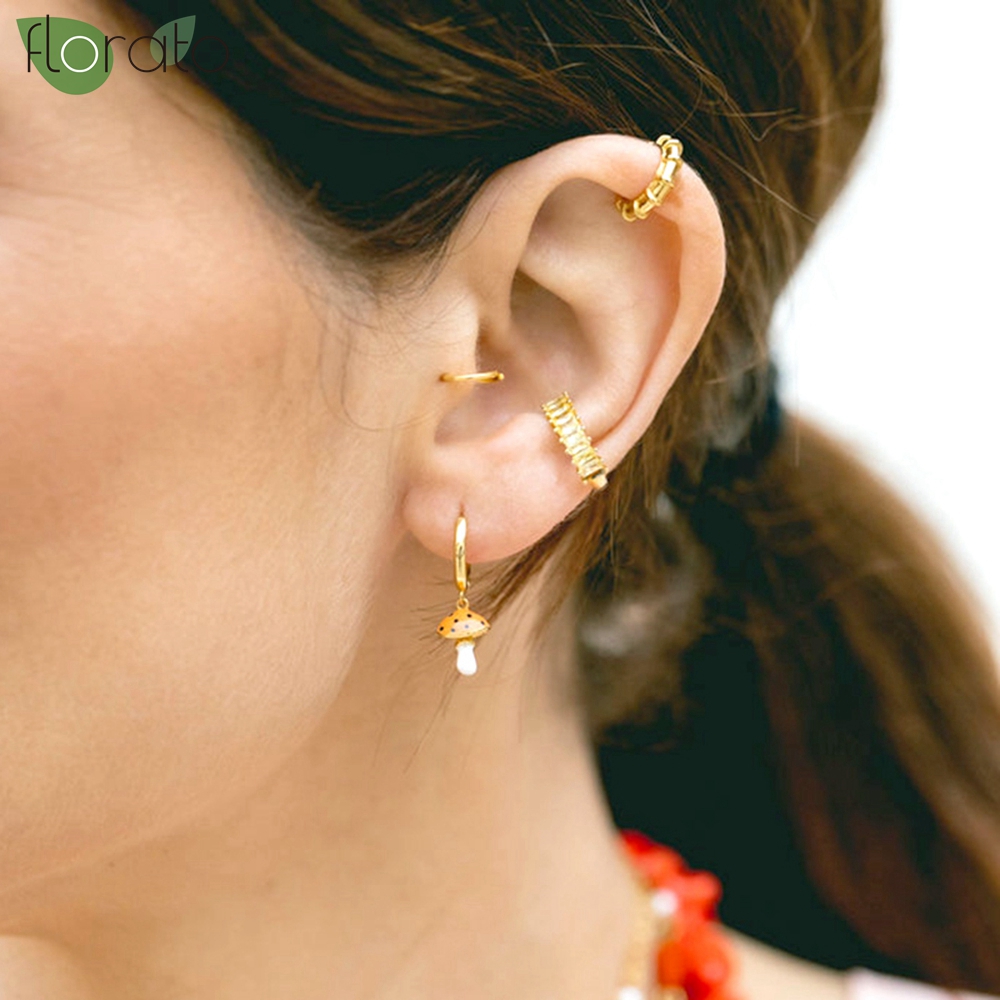 1 paar 18k verguld zirkoon oor - Ear Cuff No Piercing recensie en prijs