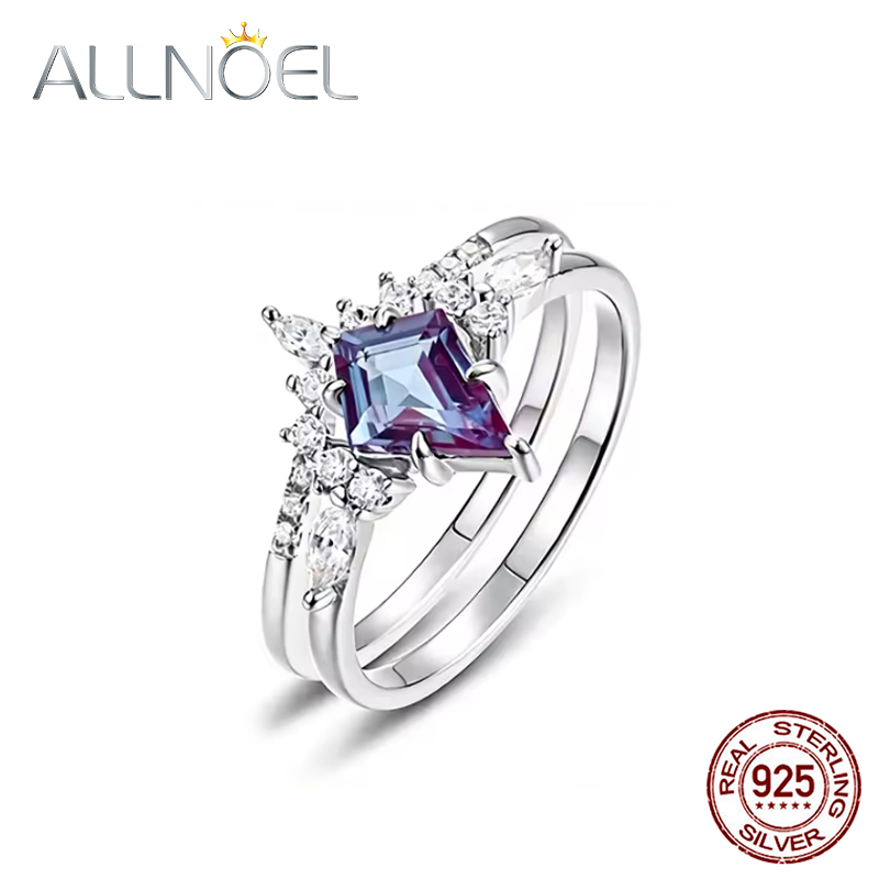 ALLNOEL Kite Cut 0.91ct Alexan - Birthstone Ring Set recensie en prijs