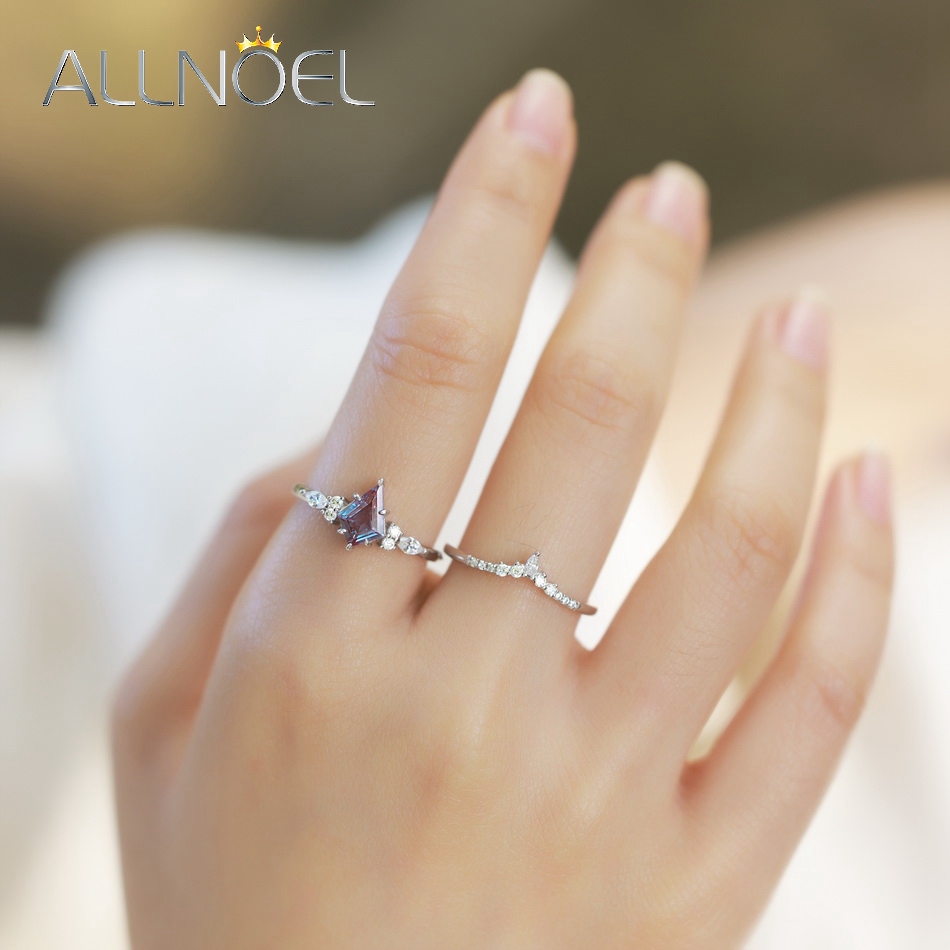 ALLNOEL Kite Cut 0.91ct Alexan - Birthstone Ring Set recensie en prijs
