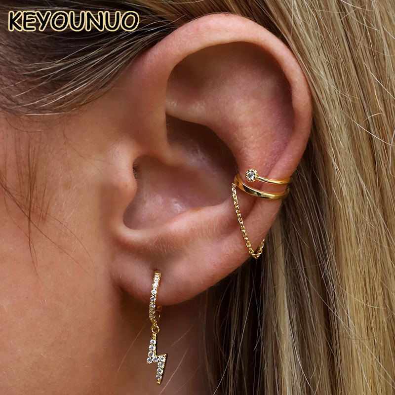 KEYOUNUO Gold Filled Zilver Kl - Ear Cuff No Piercing recensie en prijs
