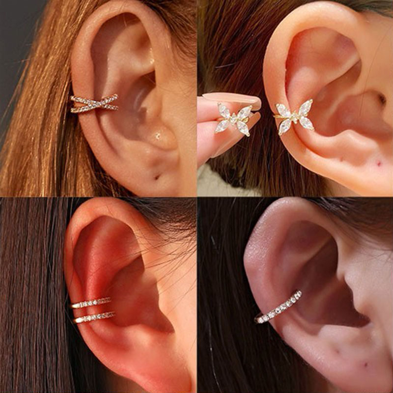 Koreaanse Kristallen Oor Clip  - Ear Cuff No Piercing recensie en prijs
