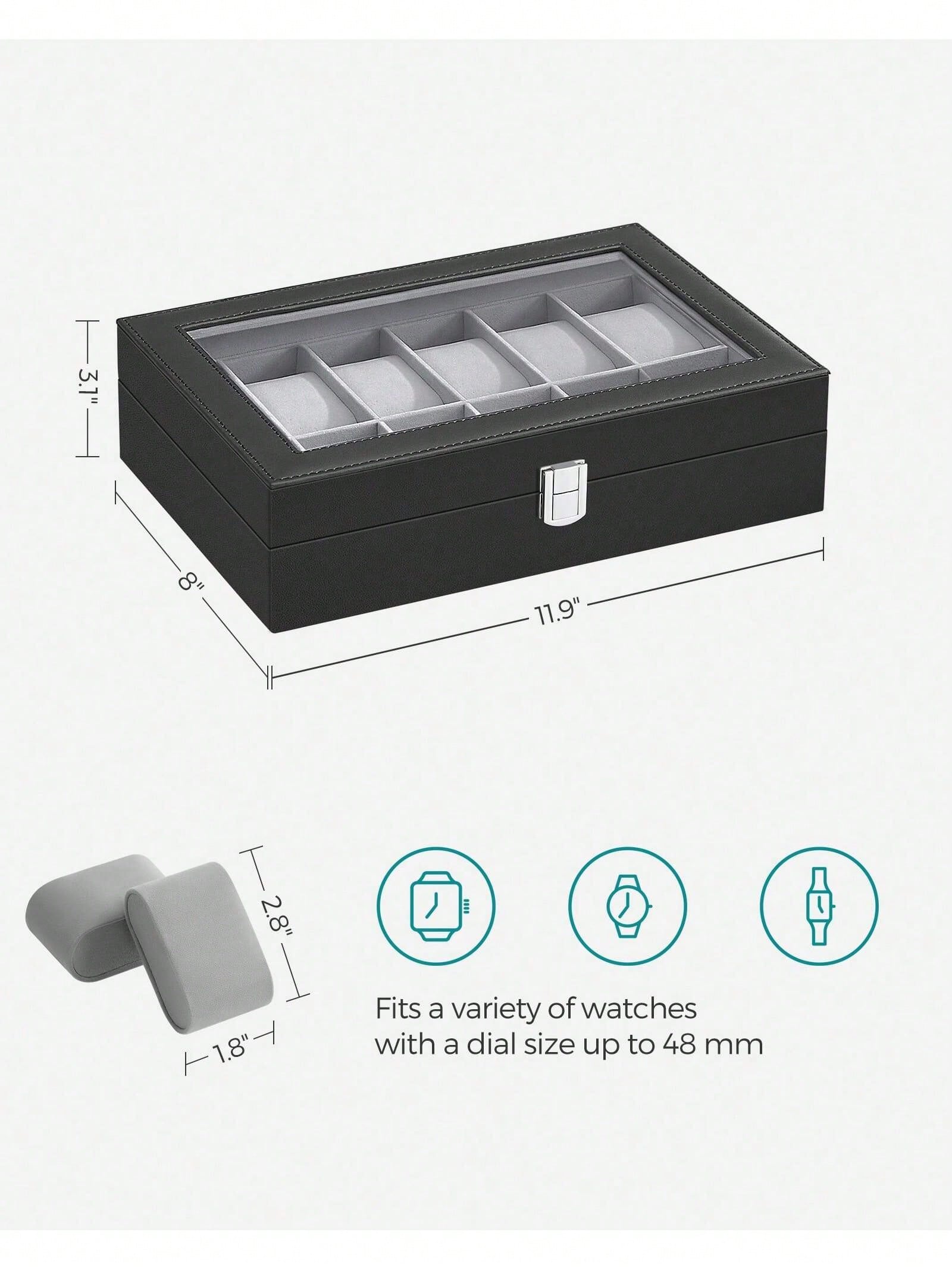 12-vakjes afsluitbare horloged - Jewellery Watches recensie en prijs