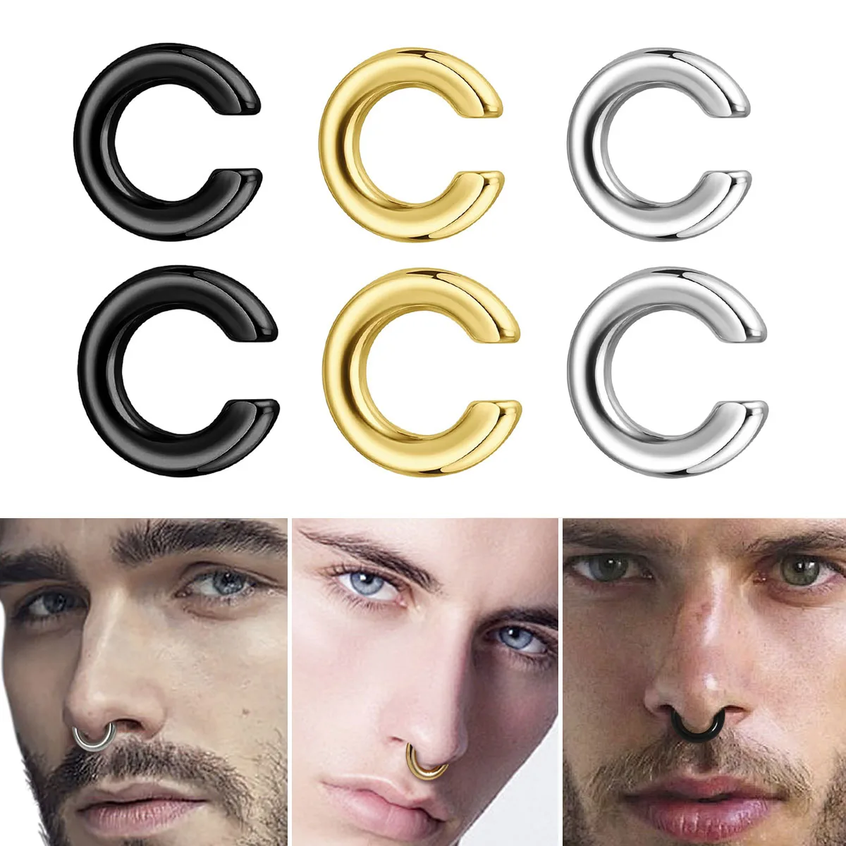 1 stuk Exaggerated C-vormige n - Ear Cuff No Piercing recensie en prijs