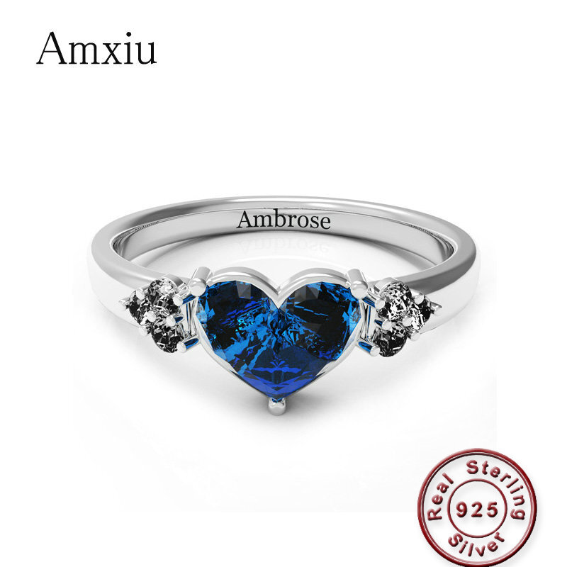 Amxiu Custom 925 Sterling Silv - Birthstone Ring Set recensie en prijs