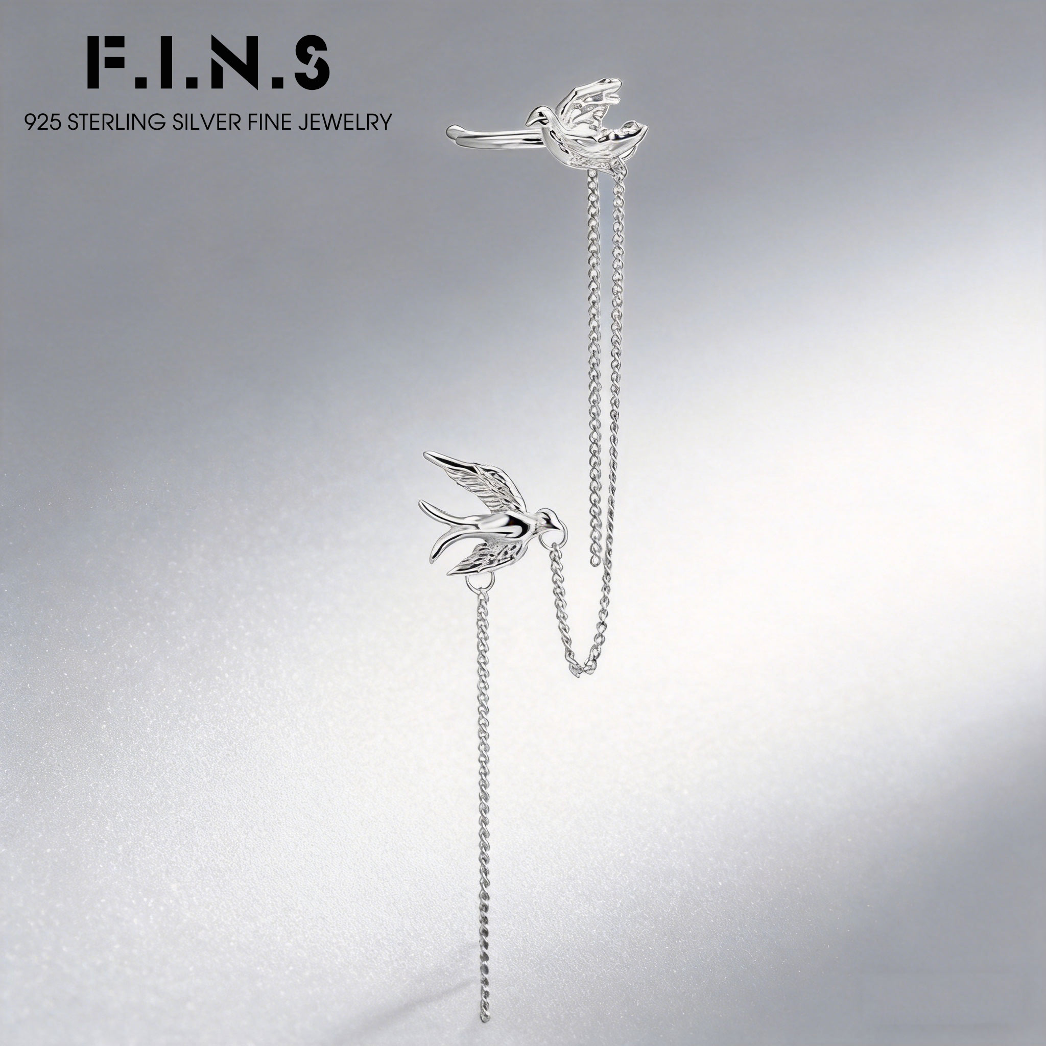 F.I.N.S Vogelvormige S925 Ster - Ear Cuff No Piercing recensie en prijs